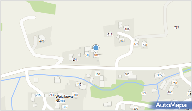 Krzeczów, Krzeczów, 184, mapa Krzeczów