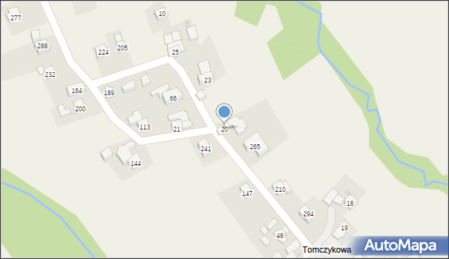 Krzeczów, Krzeczów, 20, mapa Krzeczów