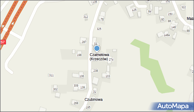Krzeczów, Krzeczów, 79, mapa Krzeczów