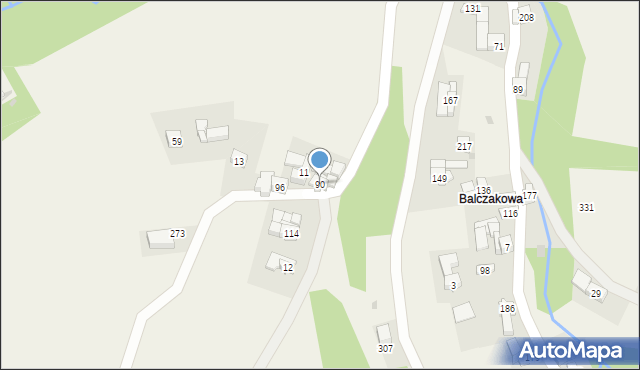 Krzeczów, Krzeczów, 90, mapa Krzeczów