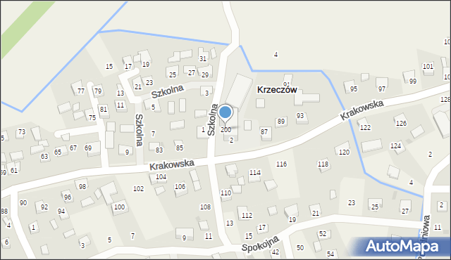 Krzeczów, Krzeczów, 200, mapa Krzeczów