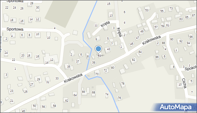 Krzeczów, Krzeczów, 169, mapa Krzeczów