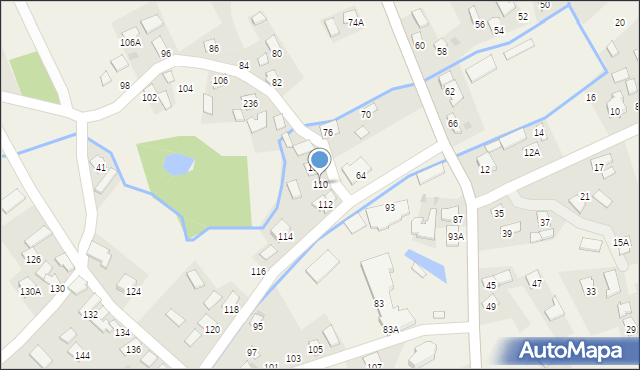 Krzeczowice, Krzeczowice, 110, mapa Krzeczowice
