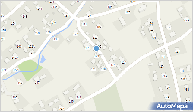 Krzeczowice, Krzeczowice, 123, mapa Krzeczowice