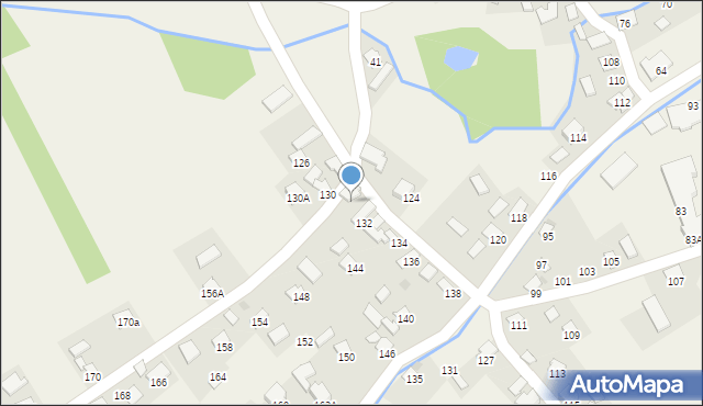 Krzeczowice, Krzeczowice, 132A, mapa Krzeczowice