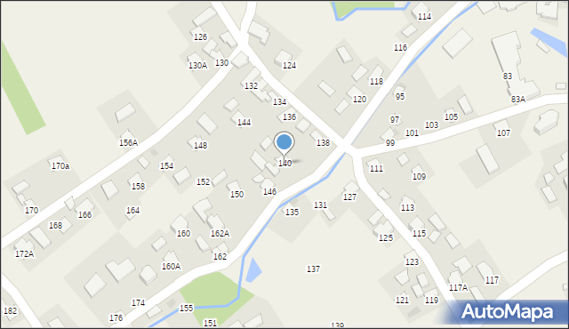 Krzeczowice, Krzeczowice, 140, mapa Krzeczowice