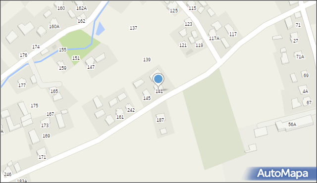 Krzeczowice, Krzeczowice, 141, mapa Krzeczowice