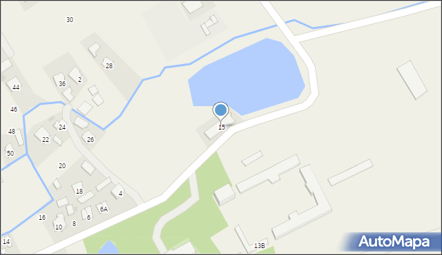 Krzeczowice, Krzeczowice, 15, mapa Krzeczowice