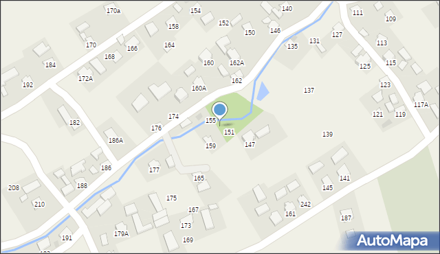 Krzeczowice, Krzeczowice, 153, mapa Krzeczowice