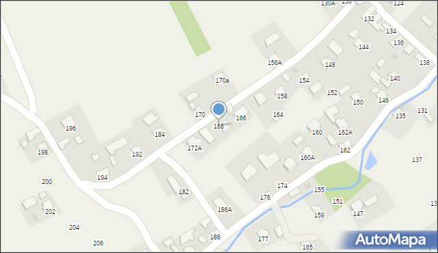Krzeczowice, Krzeczowice, 168, mapa Krzeczowice