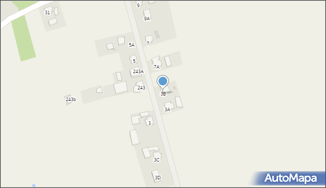 Krzeczowice, Krzeczowice, 3B, mapa Krzeczowice