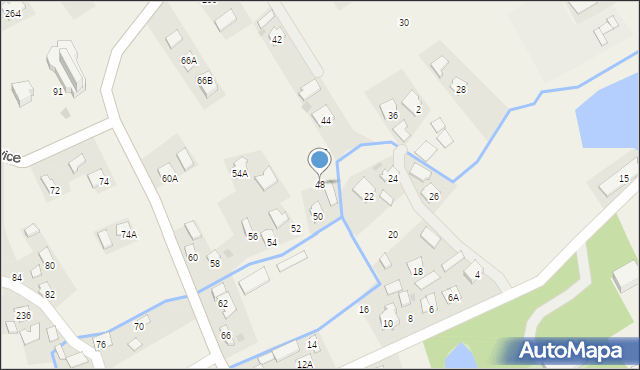 Krzeczowice, Krzeczowice, 48, mapa Krzeczowice