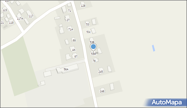 Krzeczowice, Krzeczowice, 53A, mapa Krzeczowice