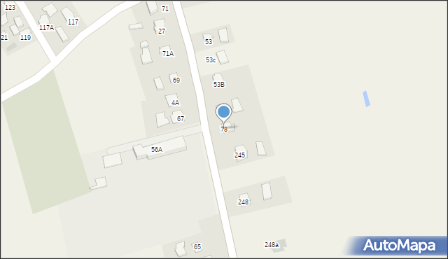 Krzeczowice, Krzeczowice, 78, mapa Krzeczowice