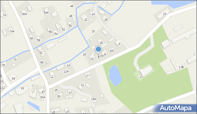 Krzeczowice, Krzeczowice, 8, mapa Krzeczowice