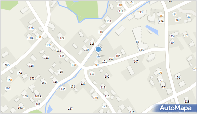 Krzeczowice, Krzeczowice, 97, mapa Krzeczowice