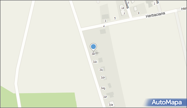 Krzeczyn Mały, Krzeczyn Mały, 34l, mapa Krzeczyn Mały