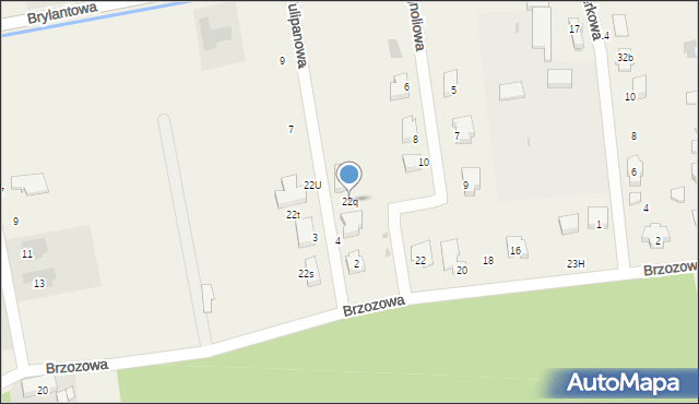 Krzeczyn Wielki, Krzeczyn Wielki, 22q, mapa Krzeczyn Wielki
