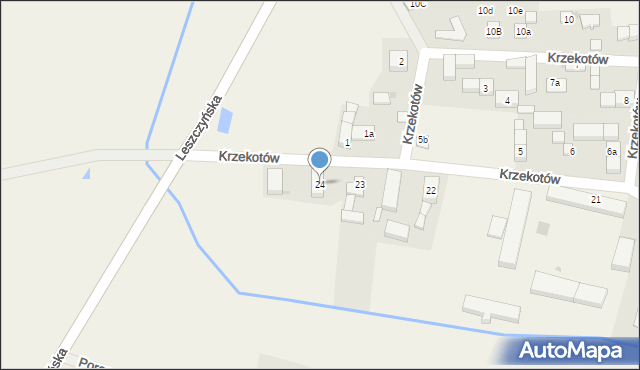 Krzekotów, Krzekotów, 24, mapa Krzekotów