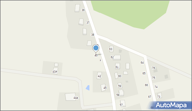 Krzekotówek, Krzekotówek, 40, mapa Krzekotówek