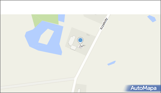 Krzekoty, Krzekoty, 12a, mapa Krzekoty