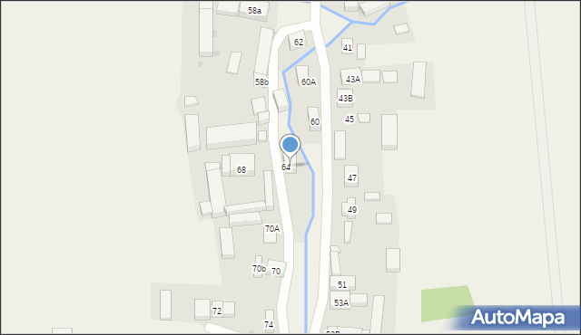 Krzelków, Krzelków, 66, mapa Krzelków