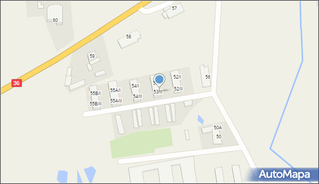 Krzelów, Krzelów, 53/II, mapa Krzelów