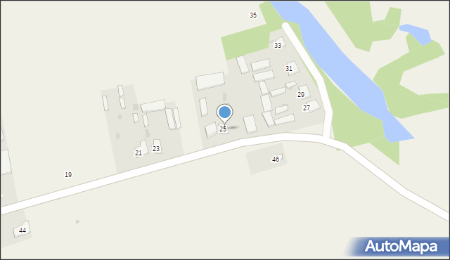 Krzemień-Wieś, Krzemień-Wieś, 25a, mapa Krzemień-Wieś