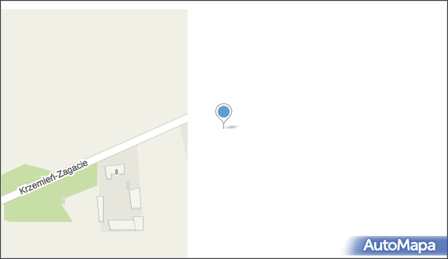 Krzemień-Zagacie, Krzemień-Zagacie, 10b, mapa Krzemień-Zagacie