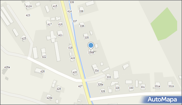 Krzemienica, Krzemienica, 334a, mapa Krzemienica