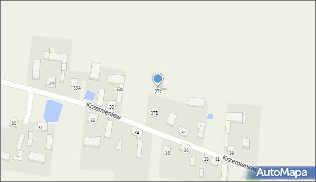 Krzemieniew, Krzemieniew, 37c, mapa Krzemieniew