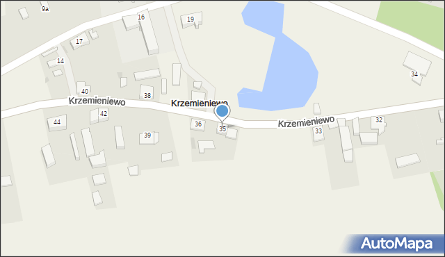 Krzemieniewo, Krzemieniewo, 35, mapa Krzemieniewo