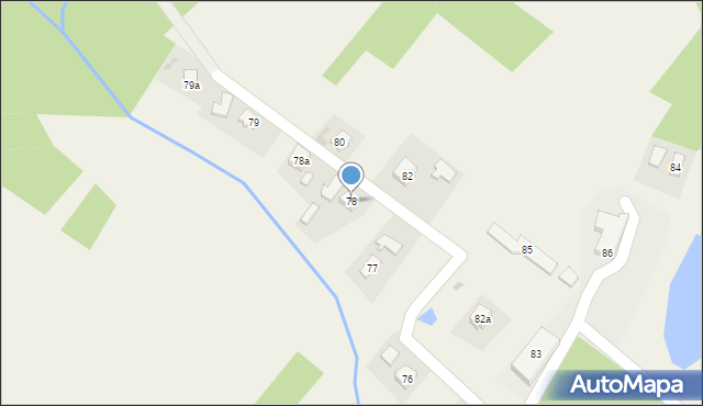 Krzemienna, Krzemienna, 78, mapa Krzemienna