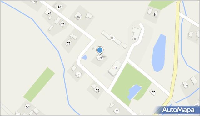 Krzemienna, Krzemienna, 82a, mapa Krzemienna