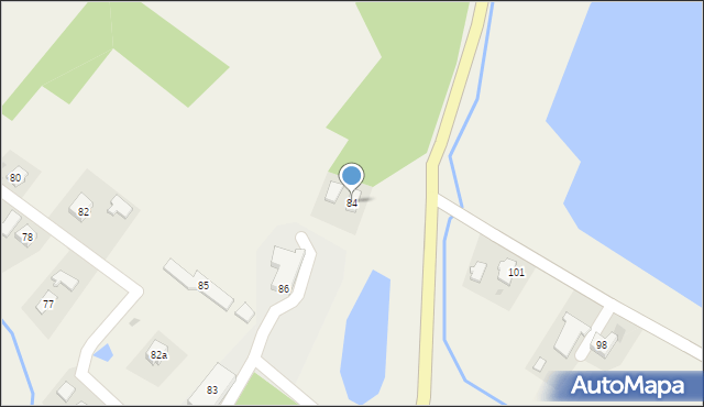 Krzemienna, Krzemienna, 84, mapa Krzemienna