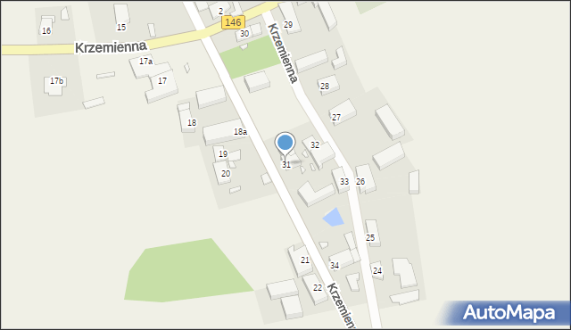 Krzemienna, Krzemienna, 31, mapa Krzemienna