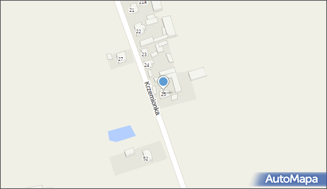 Krzemionka, Krzemionka, 25, mapa Krzemionka