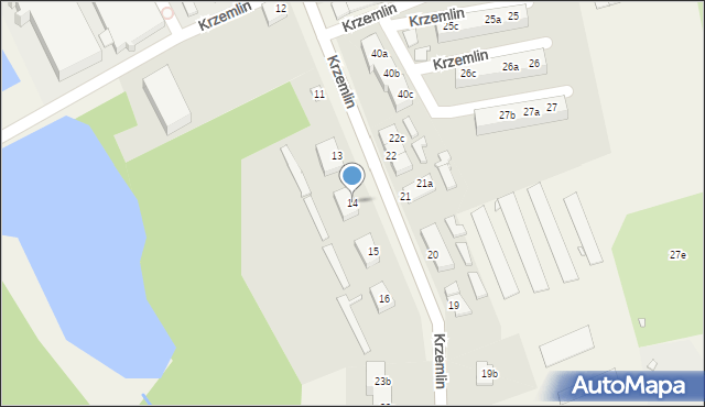 Krzemlin, Krzemlin, 14, mapa Krzemlin