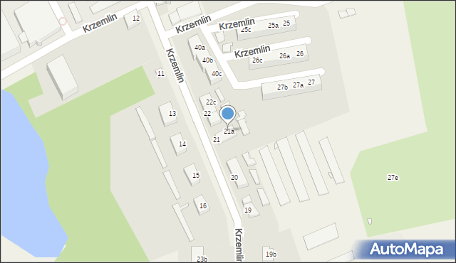 Krzemlin, Krzemlin, 21a, mapa Krzemlin