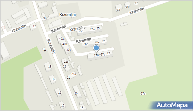 Krzemlin, Krzemlin, 27b, mapa Krzemlin