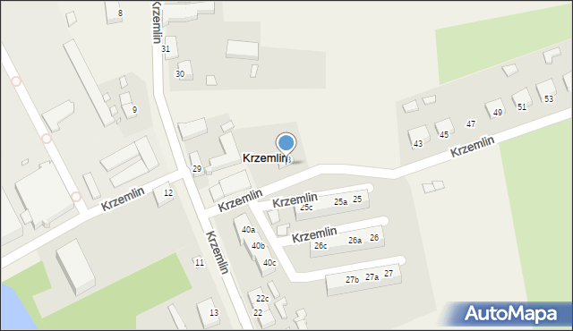 Krzemlin, Krzemlin, 28b, mapa Krzemlin