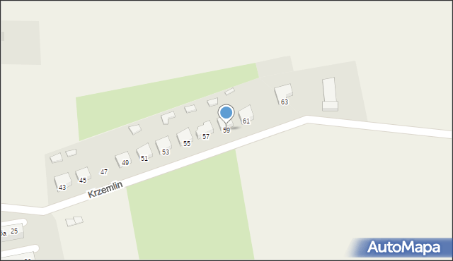 Krzemlin, Krzemlin, 59, mapa Krzemlin