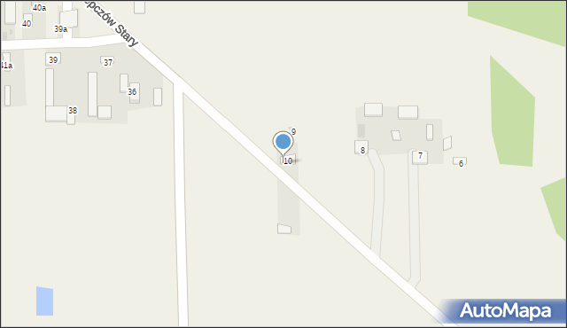Krzepczów Stary, Krzepczów Stary, 10b, mapa Krzepczów Stary