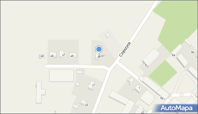 Krzepice, Krzepice, 45, mapa Krzepice