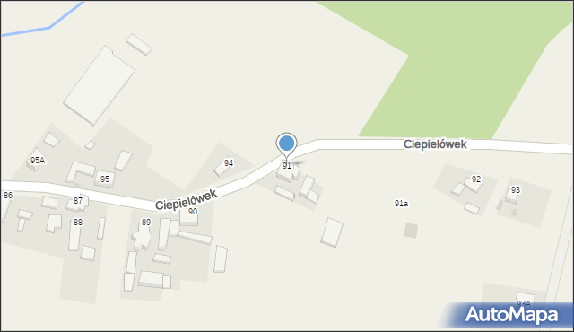 Krzepielów, Krzepielów, 91, mapa Krzepielów