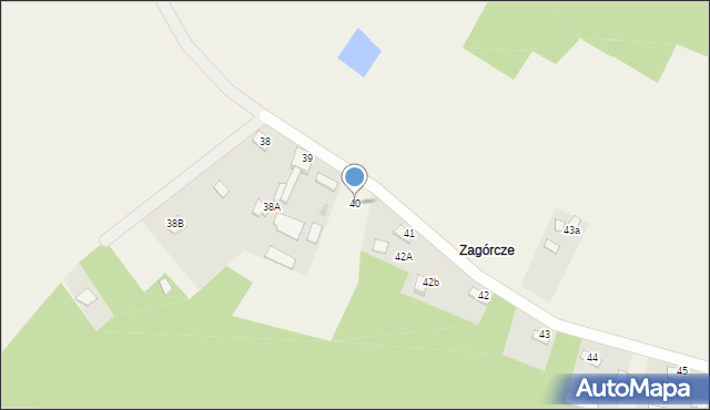 Krzepin, Krzepin, 40, mapa Krzepin