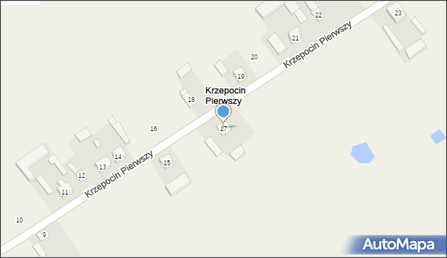 Krzepocin Pierwszy, Krzepocin Pierwszy, 17, mapa Krzepocin Pierwszy