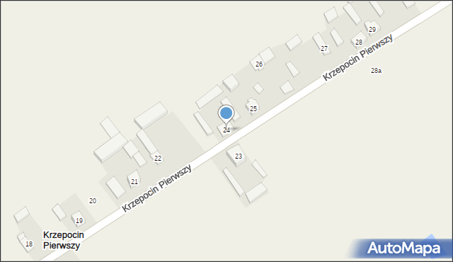 Krzepocin Pierwszy, Krzepocin Pierwszy, 24, mapa Krzepocin Pierwszy