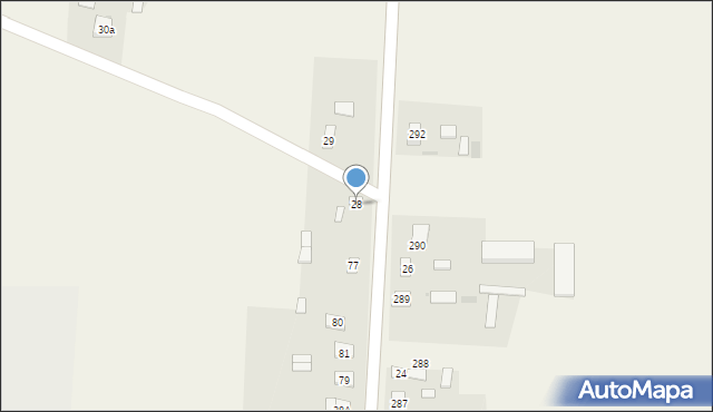 Krzesk-Majątek, Krzesk-Majątek, 28, mapa Krzesk-Majątek