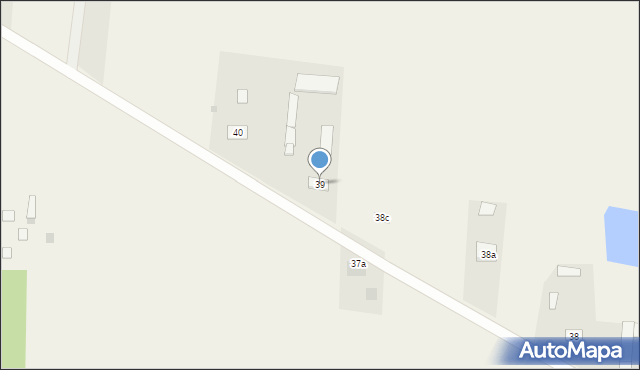 Krzesk-Majątek, Krzesk-Majątek, 39, mapa Krzesk-Majątek